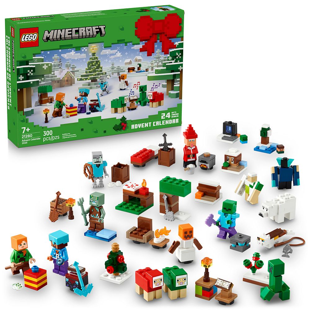 LEGO Minecraft Advent Calendar 21280 Building Kit (300 Pieces)