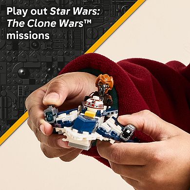 LEGO Star Wars Plo Koon's Jedi Starfighter Microfighter 75400 Building Kit (89 Pieces)