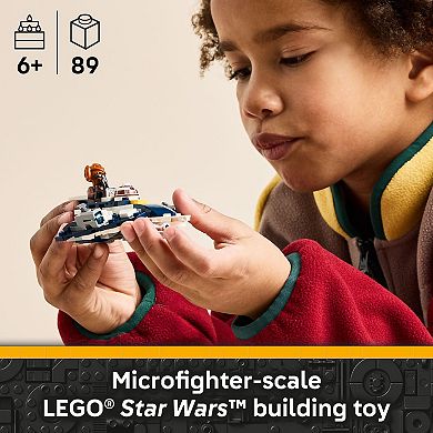 LEGO Star Wars Plo Koon's Jedi Starfighter Microfighter 75400 Building Kit (89 Pieces)