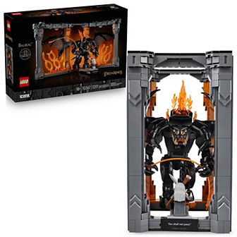LEGO Icons The Lord of the Rings Balrog Book Nook 10367 Building Kit (1201 Pieces)