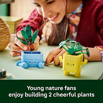 LEGO Botanicals Happy Plants 10349 Building Kit (217 Pieces)