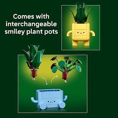 LEGO Botanicals Happy Plants 10349 Building Kit (217 Pieces)
