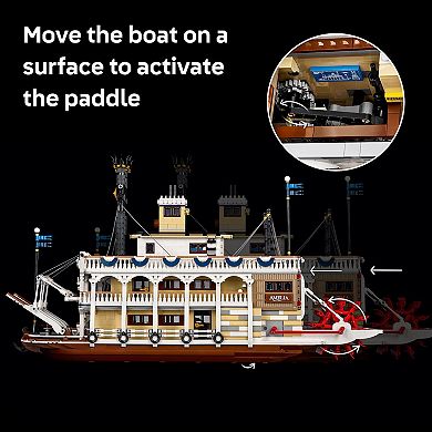 LEGO Ideas River Steamboat 21356 Building Kit (4090 Pieces)