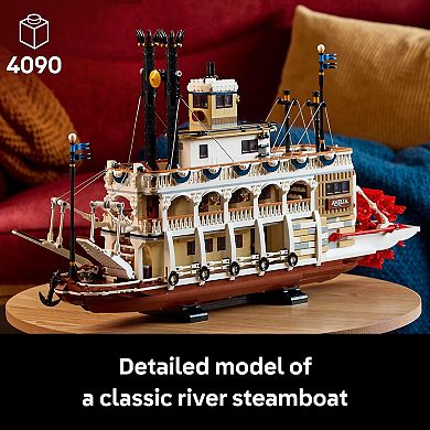 LEGO Ideas River Steamboat 21356 Building Kit (4090 Pieces)