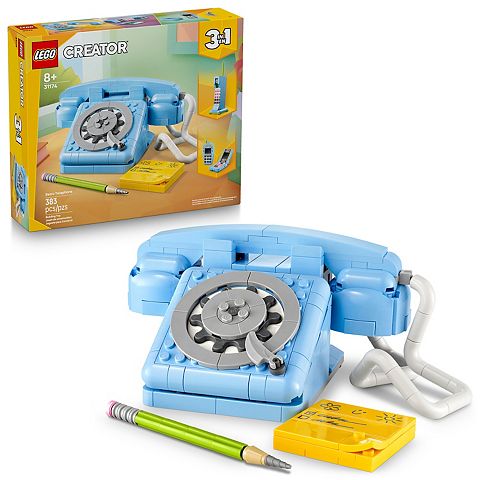 Детские конструкторы LEGO Creator 3-in-1 Retro Telephone 31174 Building Kit (383 Pieces)