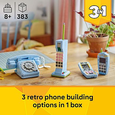 LEGO Creator 3-in-1 Retro Telephone 31174 Building Kit (383 Pieces)
