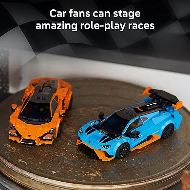 LEGO Speed Champions Lamborghini Revuelto & Huracán STO 77238 Building Kit (607 Pieces)
