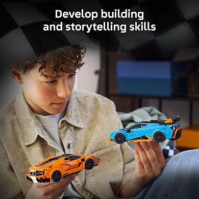 LEGO Speed Champions Lamborghini Revuelto & Huracán STO 77238 Building Kit (607 Pieces)