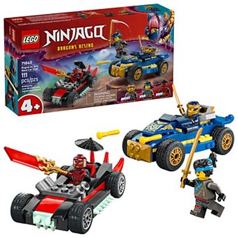 LEGO NINJAGO Rogue vs. Drix Race Car Duel 71840 Building Kit (111 Pieces)