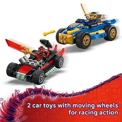 LEGO NINJAGO Rogue vs. Drix Race Car Duel 71840 Building Kit (111 Pieces)