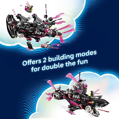 LEGO DREAMZzz Nightmare Shark Submarine 71500 Building Kit (1413 Pieces)