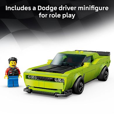 LEGO Speed Champions Dodge Challenger SRT Hellcat 77237 Building Kit (390 Pieces)