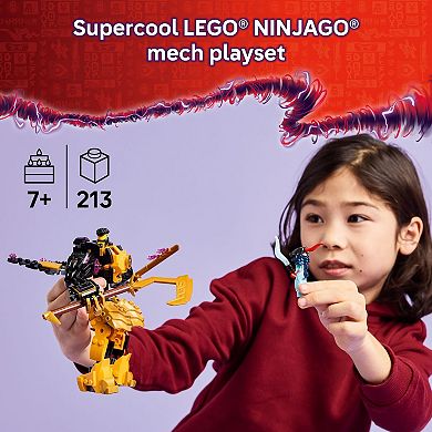 LEGO NINJAGO Arin's Spinjitzu Battle Mech 71839 Building Kit (213 Pieces)