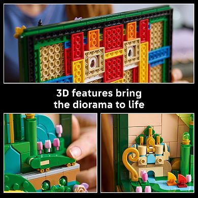 LEGO Wicked Emerald City Wall Art 75685 Building Kit (1518 Pieces)