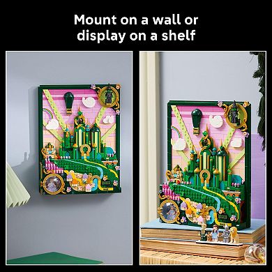 LEGO Wicked Emerald City Wall Art 75685 Building Kit (1518 Pieces)