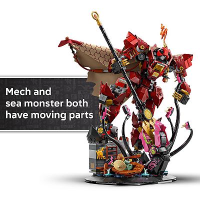 LEGO NINJAGO The Fire Knight Mech 71846 Building Kit (996 Pieces)