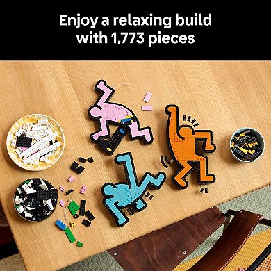 LEGO Art Keith Haring Dancing Figures 31216 Building Kit (1773 Pieces)
