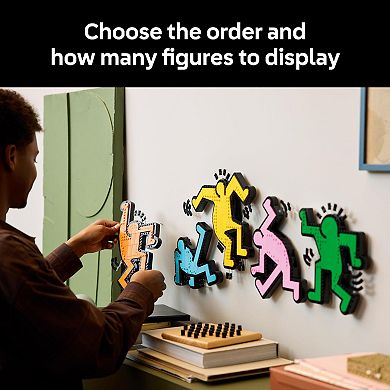 LEGO Art Keith Haring Dancing Figures 31216 Building Kit (1773 Pieces)