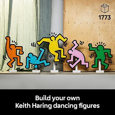 LEGO Art Keith Haring Dancing Figures 31216 Building Kit (1773 Pieces)