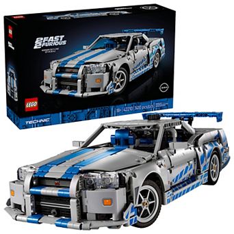 LEGO Technic 2 Fast 2 Furious Nissan Skyline GT-R (R34) 42210 Building Kit (1410 Pieces)