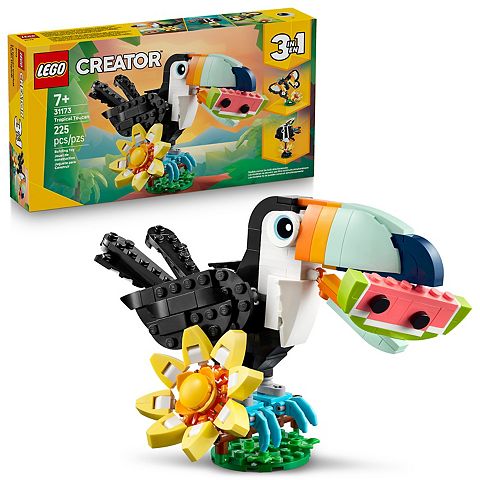 Детские конструкторы LEGO Creator 3-in-1 Tropical Toucan 31173 Building Kit (225 Pieces)