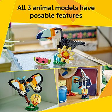 LEGO Creator 3-in-1 Tropical Toucan 31173 Building Kit (225 Pieces)