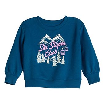 Girls 4-12 Jumping Beans® Core Fleece Crew Sweatshirt