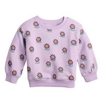 Girls 4-12 Jumping Beans® Core Fleece Crew Sweatshirt