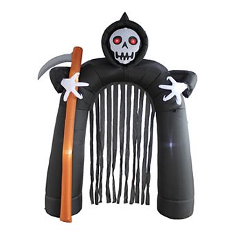 9.5-ft. LED Grim Reaper Inflatable Arch Outdoor Decor