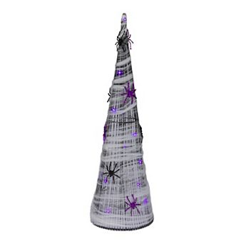 20 in LED Halloween Cone Tree Outdoor Decor