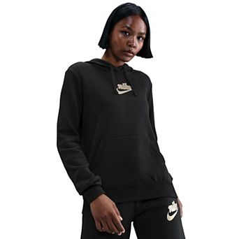 Women's Nike Club Fleece Mixed Metal Hoodie