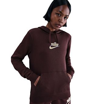 Women's Nike Club Fleece Mixed Metal Hoodie