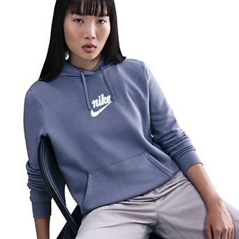 Women's Nike Club Fleece Mixed Metal Hoodie