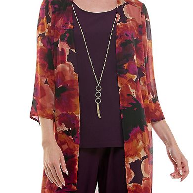 Women's Luxology 2-Piece Duster & Pants Set