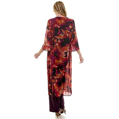 Women's Luxology 2-Piece Duster & Pants Set