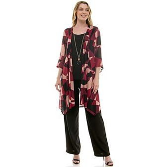 Women's Luxology 2 pc 2-Fer & Pants Set