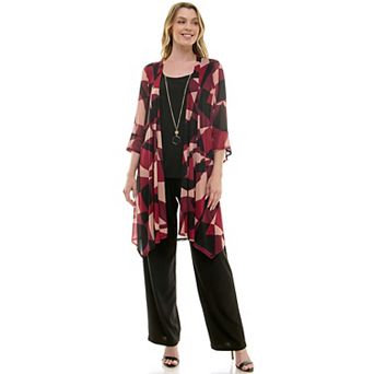 Women's Luxology 2 pc 2-Fer & Pants Set