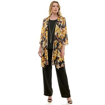Women's Luxology 2 pc 2-Fer & Pants Set