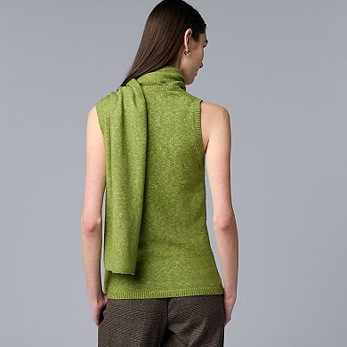 Women's Simply Vera Vera Wang Scarf Sweater Tank