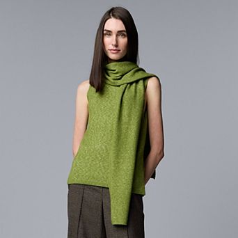 Women's Simply Vera Vera Wang Scarf Sweater Tank