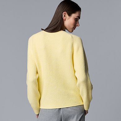 Women's Simply Vera Vera Wang Crewneck Pullover Sweater