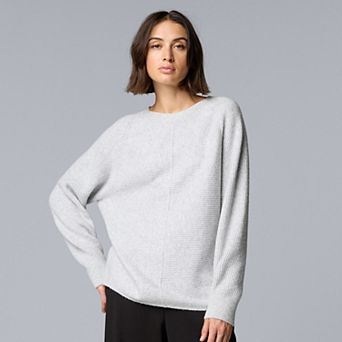 Women's Simply Vera Vera Wang Crewneck Pullover Sweater