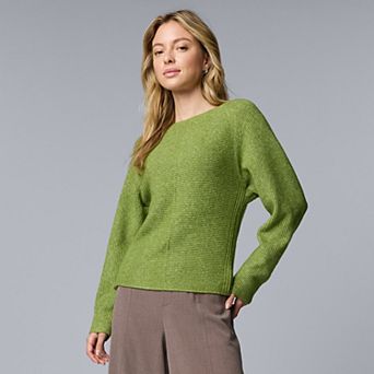 Women's Simply Vera Vera Wang Crewneck Pullover Sweater