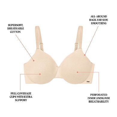 Bali® Elevated Cotton Underwire T-Shirt Bra DF3421