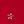 Rhinestone Flower Red