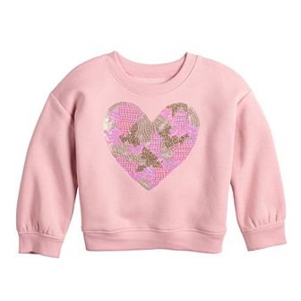 Girls 4-12 Jumping Beans® Embellished Crew Sweatshirt