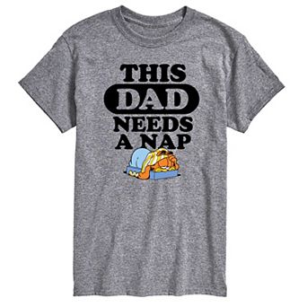 Big & Tall Garfield This Dad Needs A Nap Graphic Tee