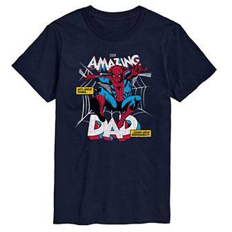 Big & Tall Spider-Man Amazing Dad Graphic Tee