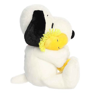 Aurora Medium White Peanuts 12" Big Hugs Snoopy & Woodstock Adorable Stuffed Animal