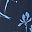Navy Blue Floral